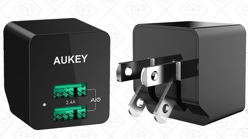 Aukey Dual Port Charger, $7 with code AU6POWER